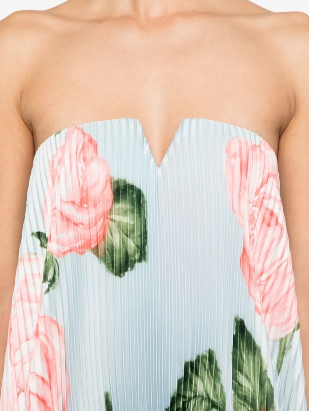 L'IDÉE floral pleated maxi dress - Picture 4 of 7